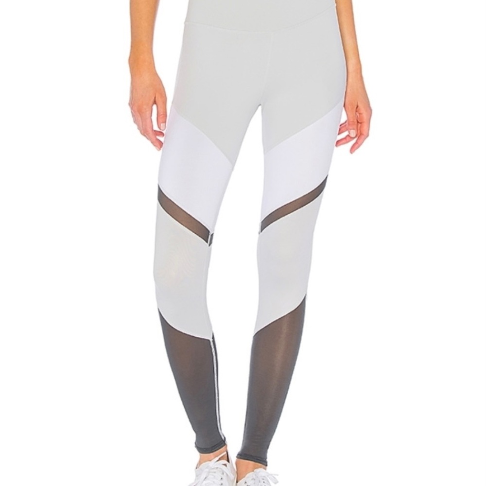 ALO YOGA - Sheila Leggings Color: grey/white